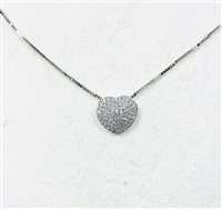 Collana Fanton Gioielli Donna COLLANE DIAMANTI in Oro bianco Diamante 0.36 Ct COOR-16-52 - COOR-16-52
